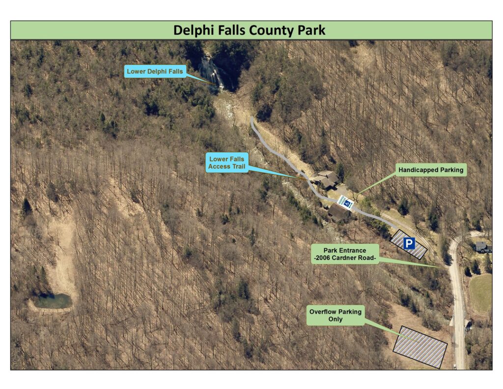 Delphi Falls Map